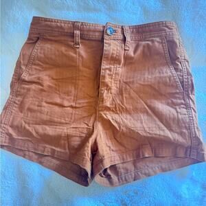 Madewell Orange/Tan Casual Shorts